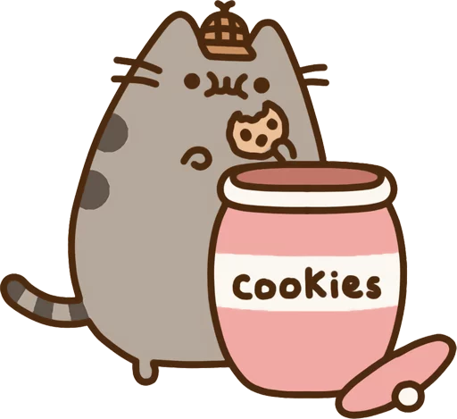 Sticker from the "Pusheen Vol. 2" sticker pack