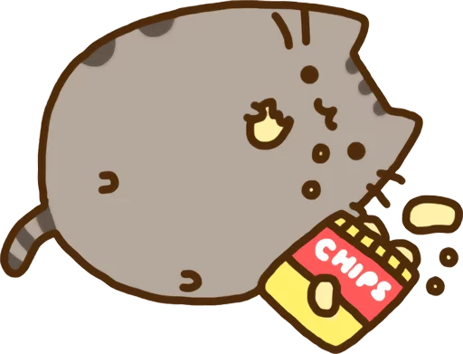 Sticker from the "Pusheen Vol. 2" sticker pack