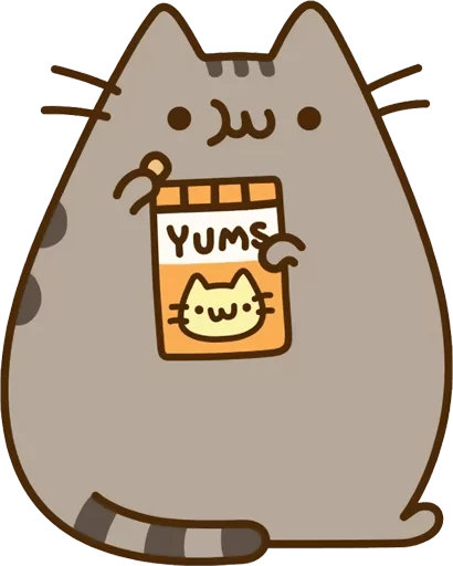 Sticker from the "Pusheen Vol. 2" sticker pack