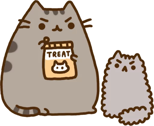 Sticker from the "Pusheen Vol. 2" sticker pack