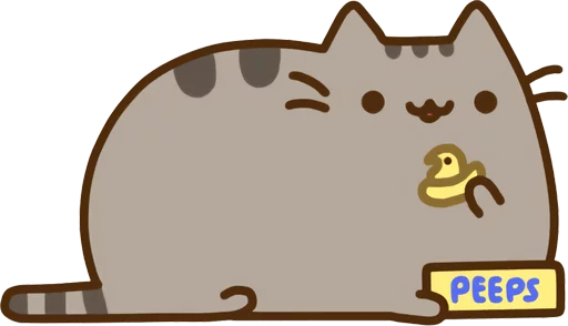 Sticker from the "Pusheen Vol. 2" sticker pack