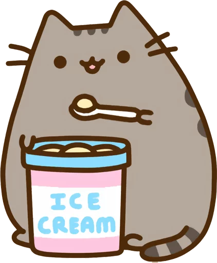 Sticker from the "Pusheen Vol. 2" sticker pack