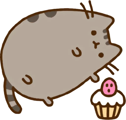 Sticker from the "Pusheen Vol. 2" sticker pack