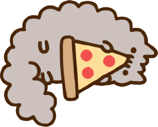 Sticker from the "Pusheen Vol. 2" sticker pack