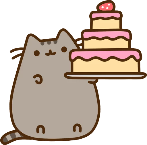 Sticker from the "Pusheen Vol. 2" sticker pack