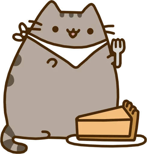 Sticker from the "Pusheen Vol. 2" sticker pack