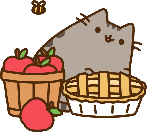 Sticker from the "Pusheen Vol. 2" sticker pack