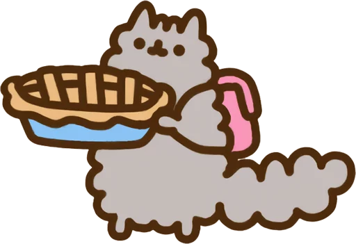 Стикер из набора "Pusheen Vol. 2"