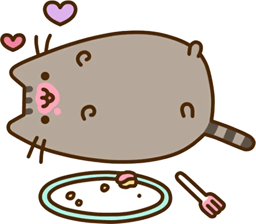 Sticker from the "Pusheen Vol. 2" sticker pack