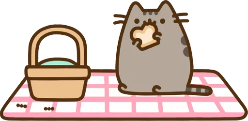 Sticker from the "Pusheen Vol. 2" sticker pack