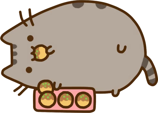 Sticker from the "Pusheen Vol. 2" sticker pack