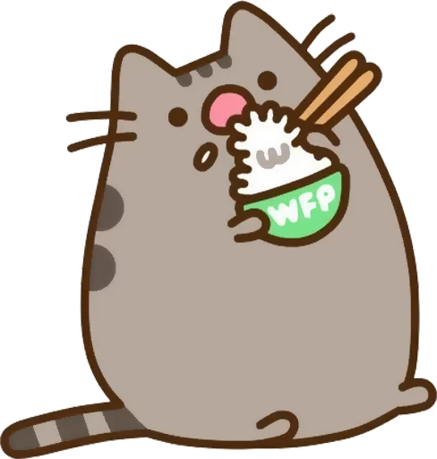 Sticker from the "Pusheen Vol. 2" sticker pack