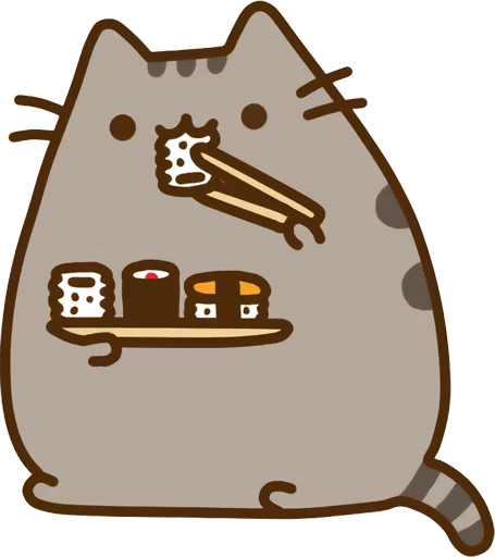 Sticker from the "Pusheen Vol. 2" sticker pack