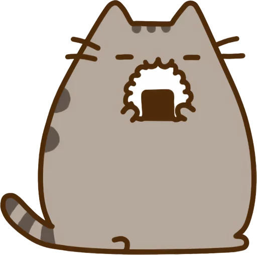 Sticker from the "Pusheen Vol. 2" sticker pack