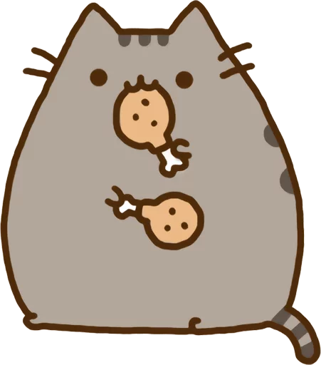 Sticker from the "Pusheen Vol. 2" sticker pack