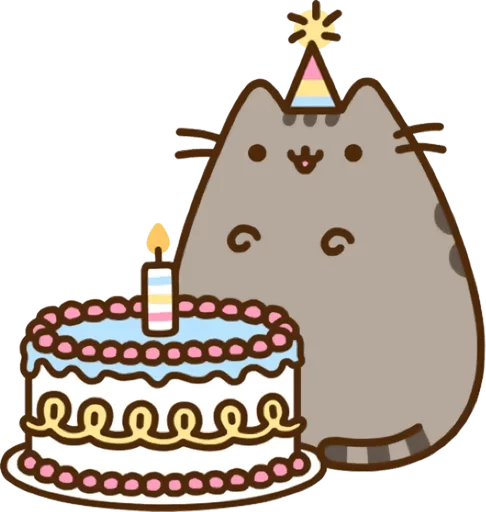 Sticker from the "Pusheen Vol. 2" sticker pack