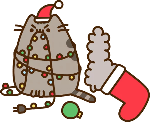 Sticker from the "Pusheen Vol. 2" sticker pack