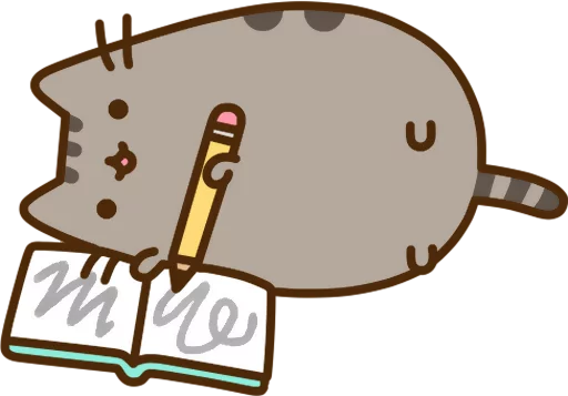 Sticker from the "Pusheen Vol. 2" sticker pack