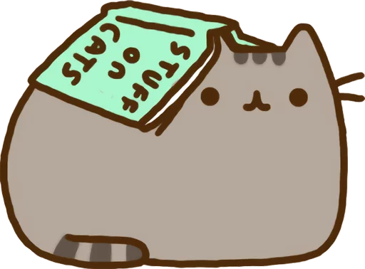 Стикер из набора "Pusheen Vol. 2"