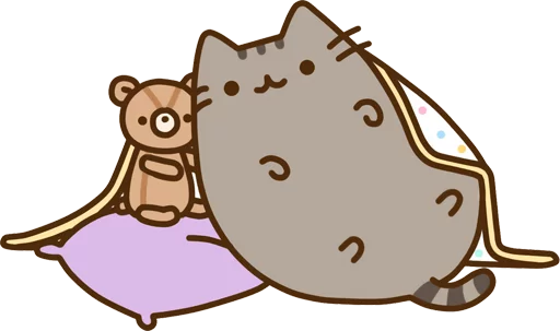 Стикер из набора "Pusheen Vol. 2"