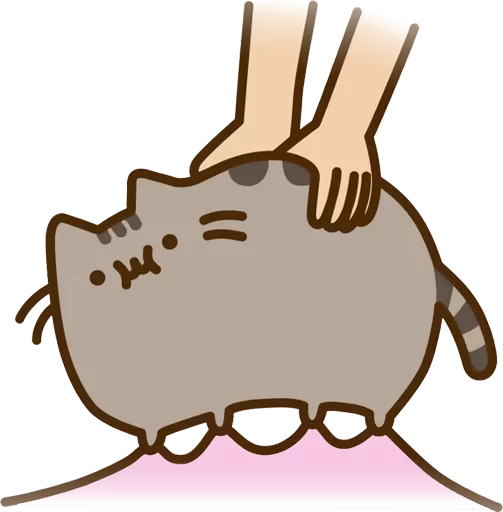 Sticker from the "Pusheen Vol. 2" sticker pack