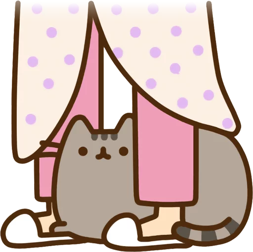 Sticker from the "Pusheen Vol. 2" sticker pack