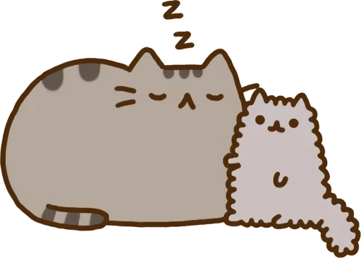 Стикер из набора "Pusheen Vol. 2"