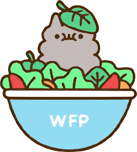 Sticker from the "Pusheen Vol. 2" sticker pack