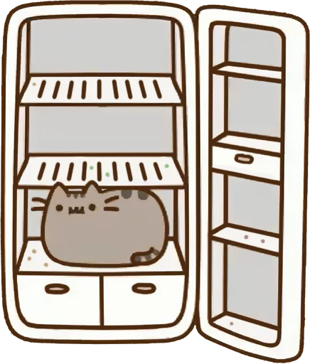 Sticker from the "Pusheen Vol. 2" sticker pack