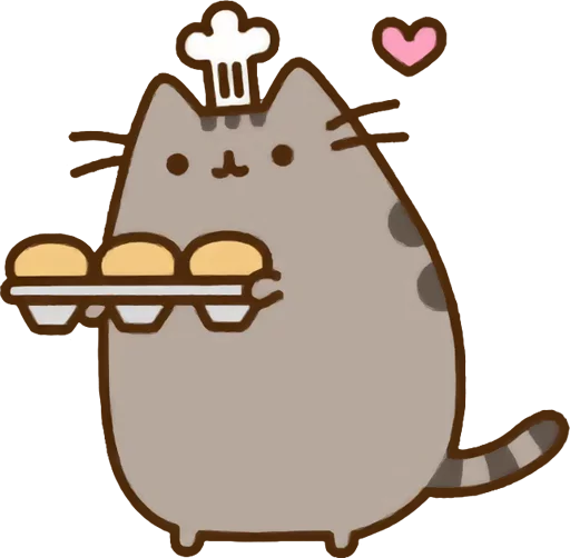 Sticker from the "Pusheen Vol. 2" sticker pack