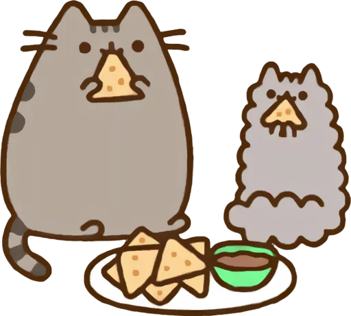 Sticker from the "Pusheen Vol. 2" sticker pack