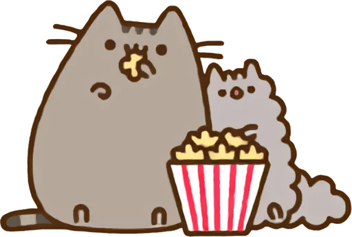 Sticker from the "Pusheen Vol. 2" sticker pack