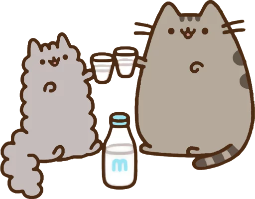 Sticker from the "Pusheen Vol. 2" sticker pack