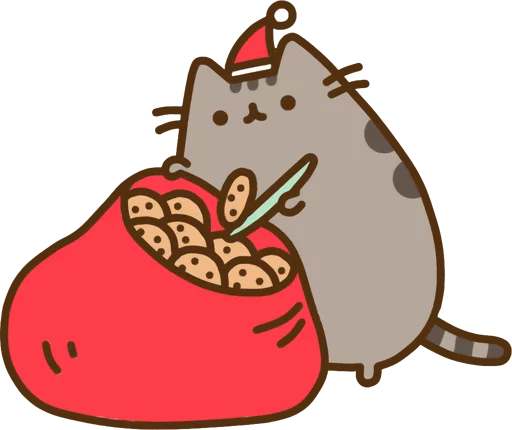 Стикер из набора "Pusheen Vol. 2"