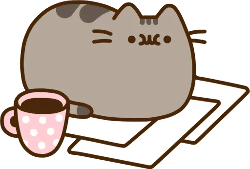 Sticker from the "Pusheen Vol. 2" sticker pack