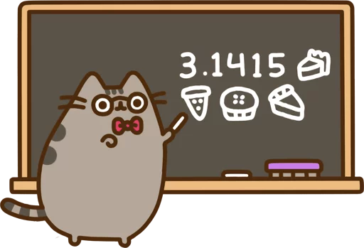 Sticker from the "Pusheen Vol. 2" sticker pack