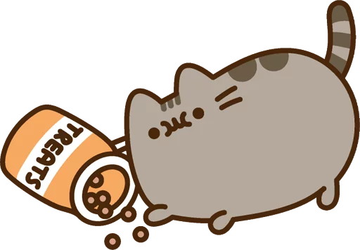 Sticker from the "Pusheen Vol. 2" sticker pack