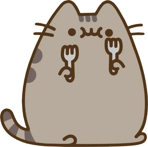 Sticker from the "Pusheen Vol. 2" sticker pack