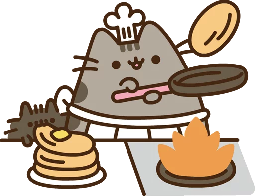 Sticker from the "Pusheen Vol. 2" sticker pack