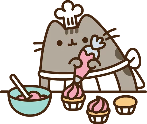 Sticker from the "Pusheen Vol. 2" sticker pack