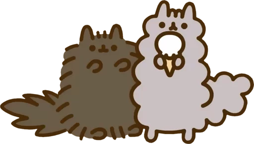 Sticker from the "Pusheen Vol. 2" sticker pack