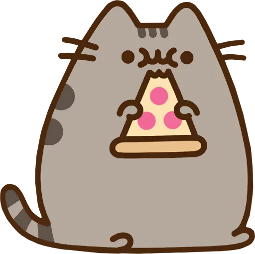 Sticker from the "Pusheen Vol. 2" sticker pack