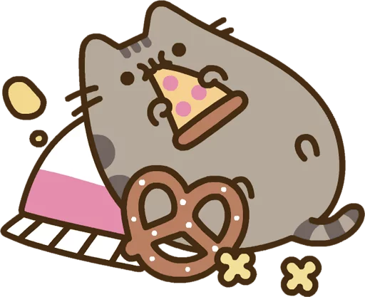 Sticker from the "Pusheen Vol. 2" sticker pack