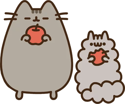 Sticker from the "Pusheen Vol. 2" sticker pack