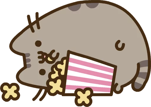 Sticker from the "Pusheen Vol. 2" sticker pack