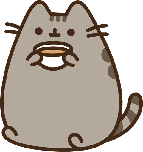 Sticker from the "Pusheen Vol. 2" sticker pack