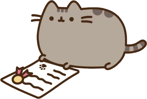 Sticker from the "Pusheen Vol. 2" sticker pack