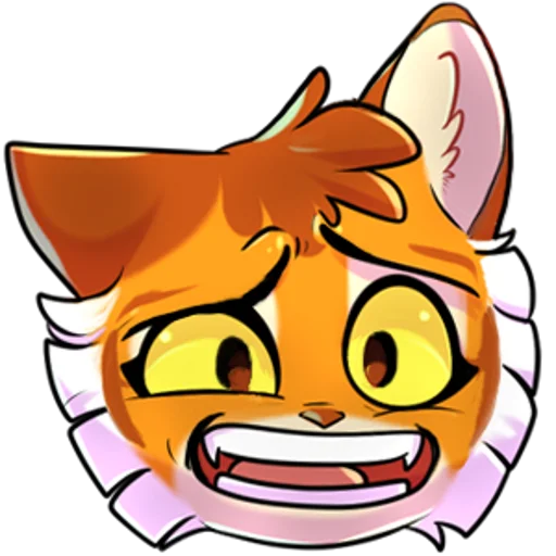 Sticker from the "Lackadaisy Emojis Resized" sticker pack