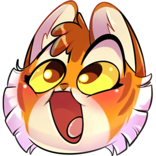 Sticker from the "Lackadaisy Emojis Resized" sticker pack