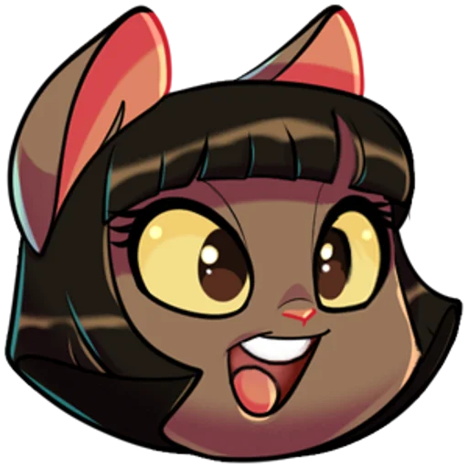 Sticker from the "Lackadaisy Emojis Resized" sticker pack